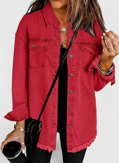 Women's Relaxed-Fit Drop-Shoulder Jacket
