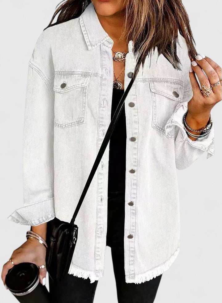 Women's Relaxed-Fit Drop-Shoulder Jacket