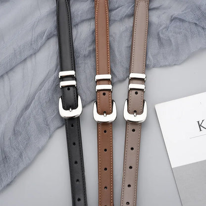 Adele Slim Leather Belt