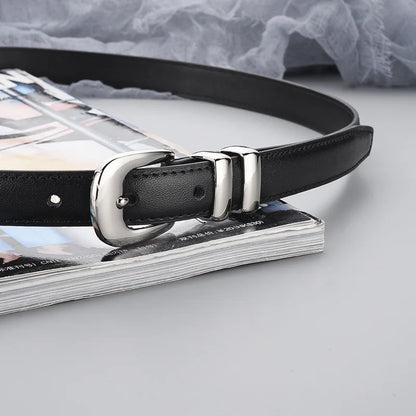 Adele Slim Leather Belt