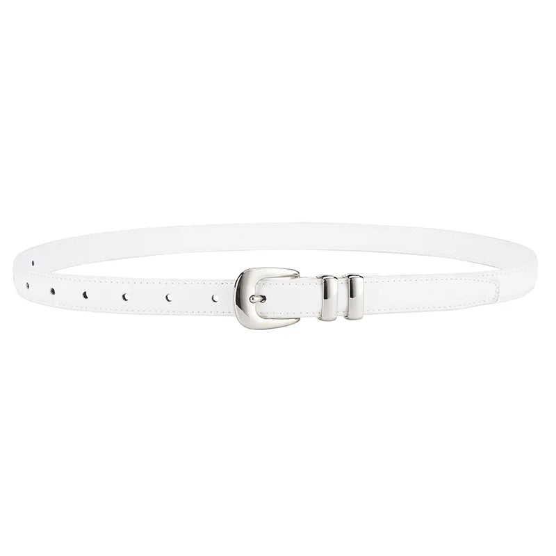 Adele Slim Leather Belt