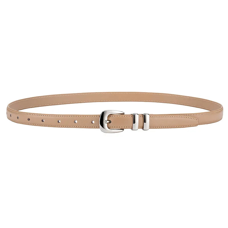 Adele Slim Leather Belt