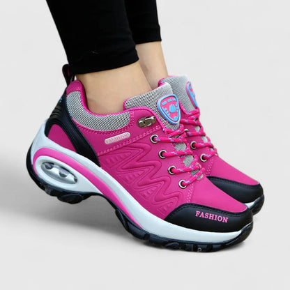Women's Waterproof Air-Cushion Lace-Up Trainers