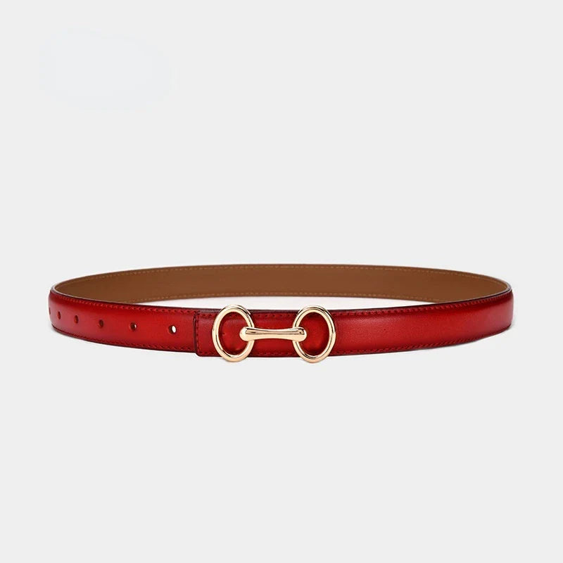 Hera Slim Leather Belt
