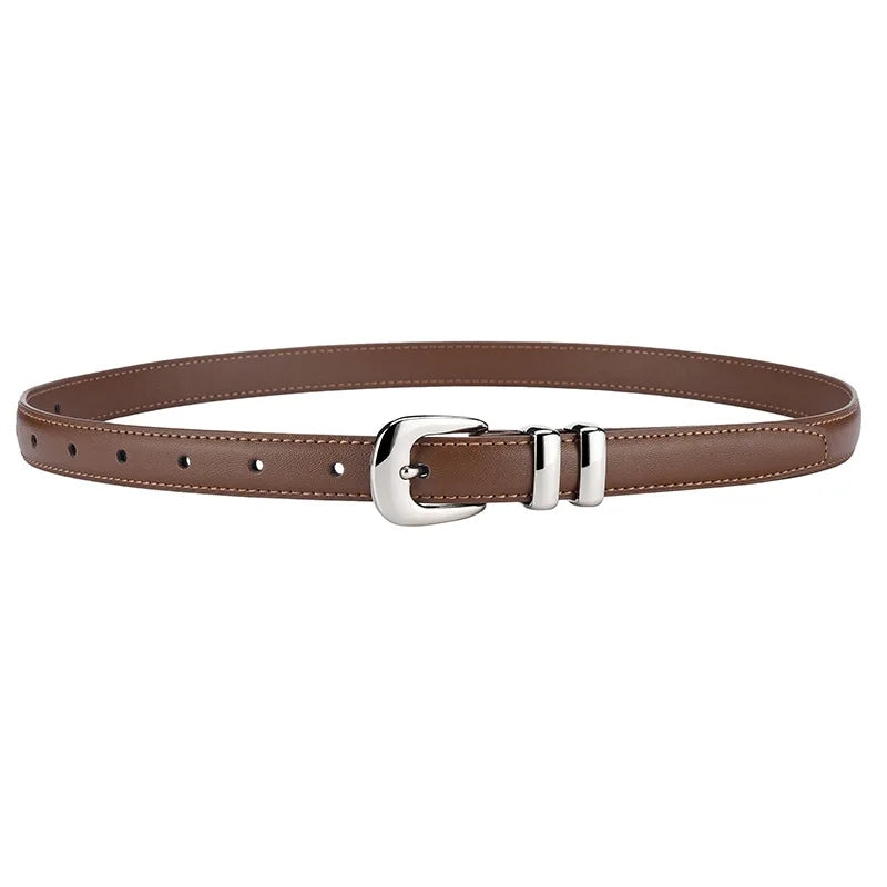 Adele Slim Leather Belt
