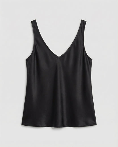 Women's Satin V-Neck Cami Top