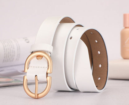 Blair Double Buckle Leather Belt