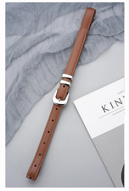 Adele Slim Leather Belt