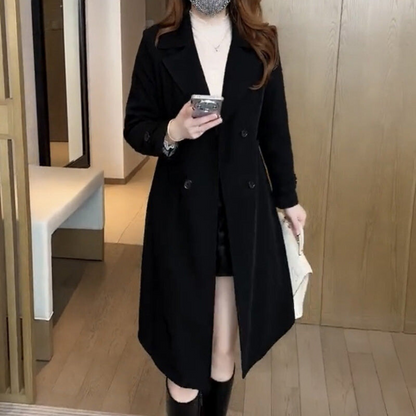 Women's Classic Longline Trench Coat