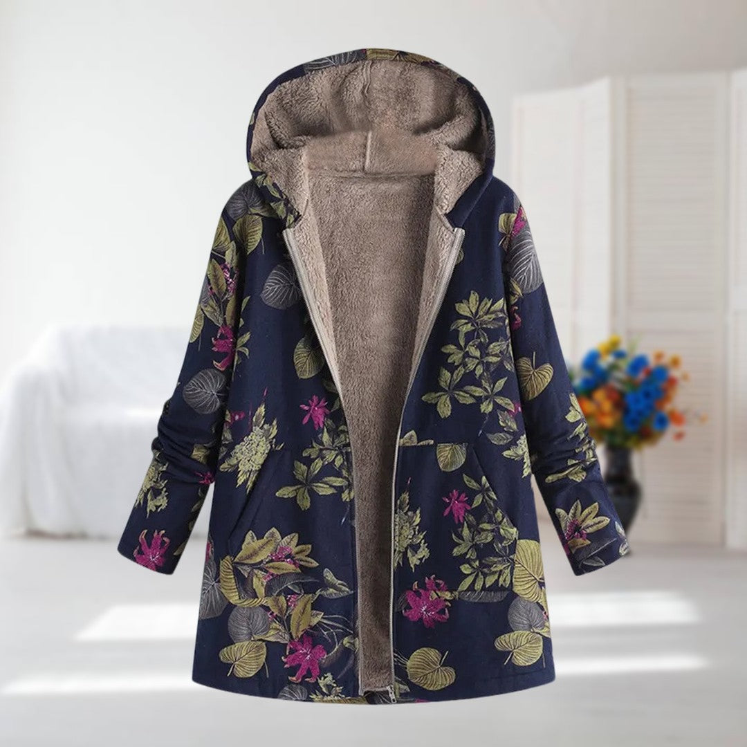 Women's Printed Winter Jacket with Soft Lining