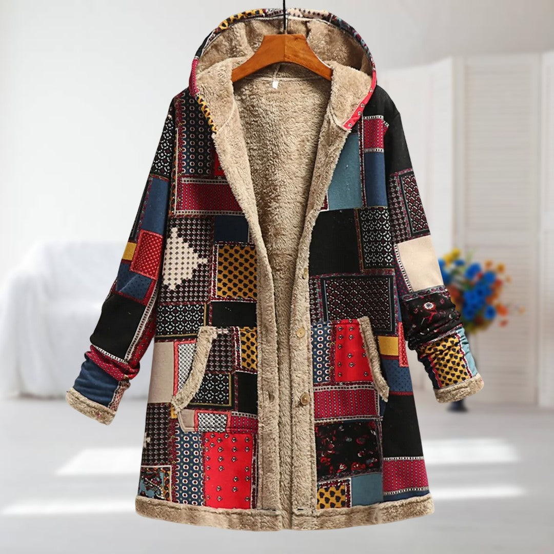Women's Printed Winter Jacket with Soft Lining