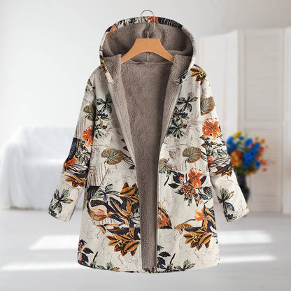 Women's Printed Winter Jacket with Soft Lining
