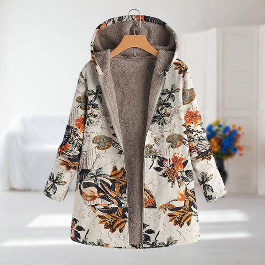 Women's Printed Winter Jacket with Soft Lining