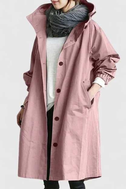 Women's Oversized Hooded Longline Coat