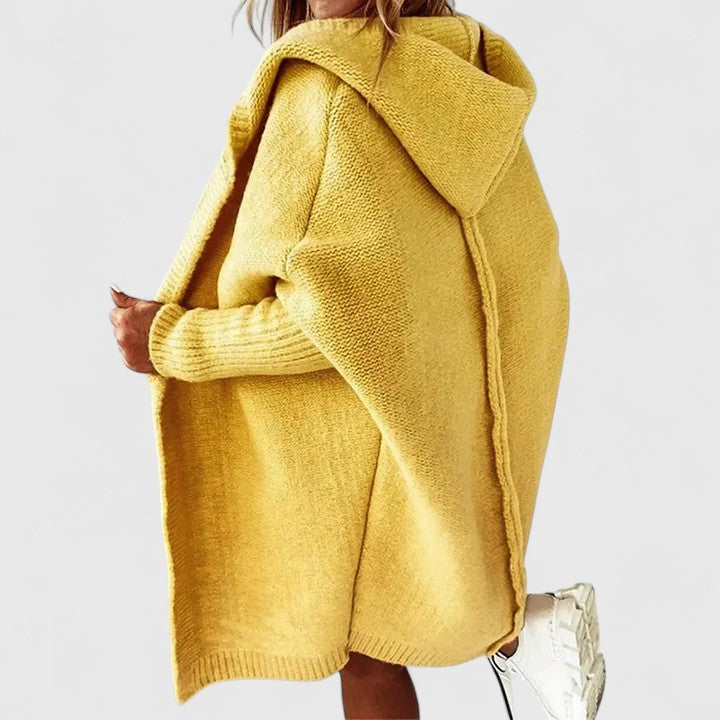 Women's Oversized Hooded Long Cardigan