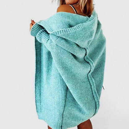 Women's Oversized Hooded Long Cardigan
