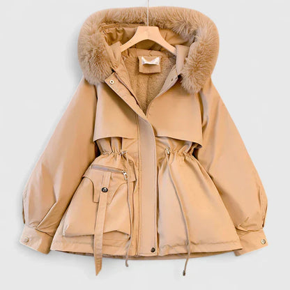 Women's Padded Wind & Water-Resistant Hooded Jacket
