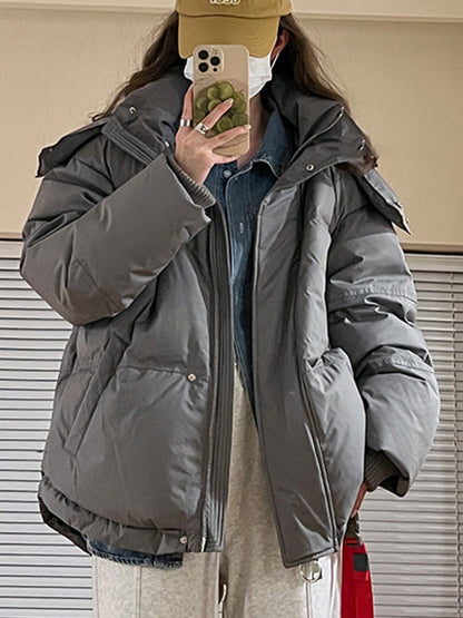 Women's Oversized Hooded Puffer Jacket
