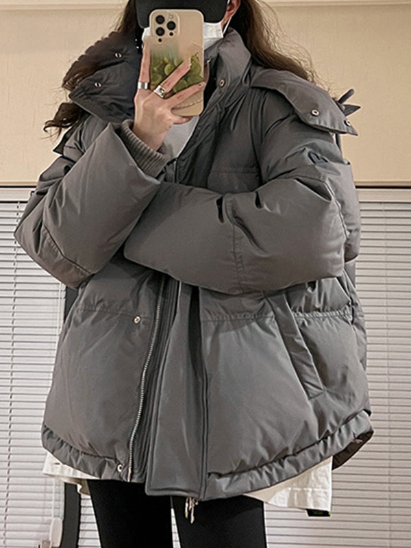 Women's Oversized Hooded Puffer Jacket