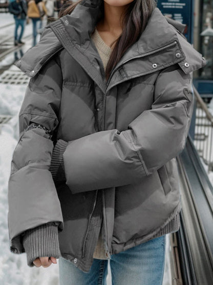 Women's Oversized Hooded Puffer Jacket