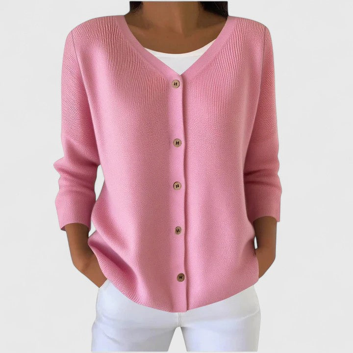 Women's Hooded Button-Front Long Cardigan