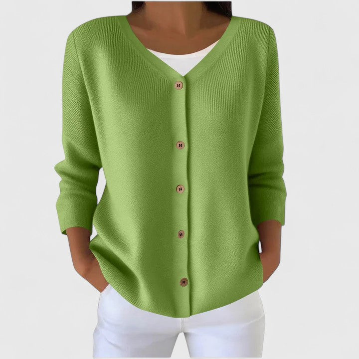 Women's Hooded Button-Front Long Cardigan