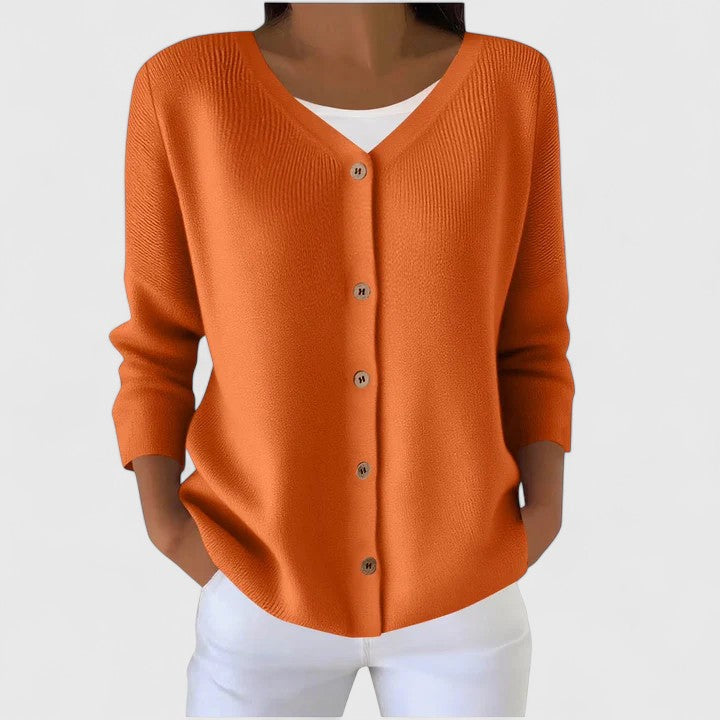 Women's Hooded Button-Front Long Cardigan