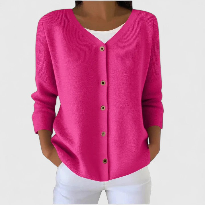 Women's Hooded Button-Front Long Cardigan
