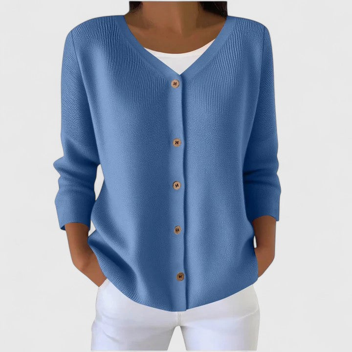 Women's Hooded Button-Front Long Cardigan