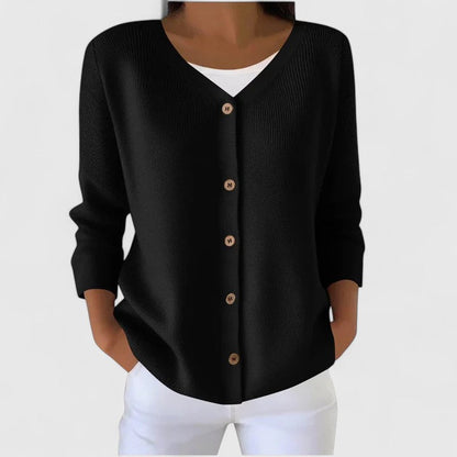 Women's Hooded Button-Front Long Cardigan