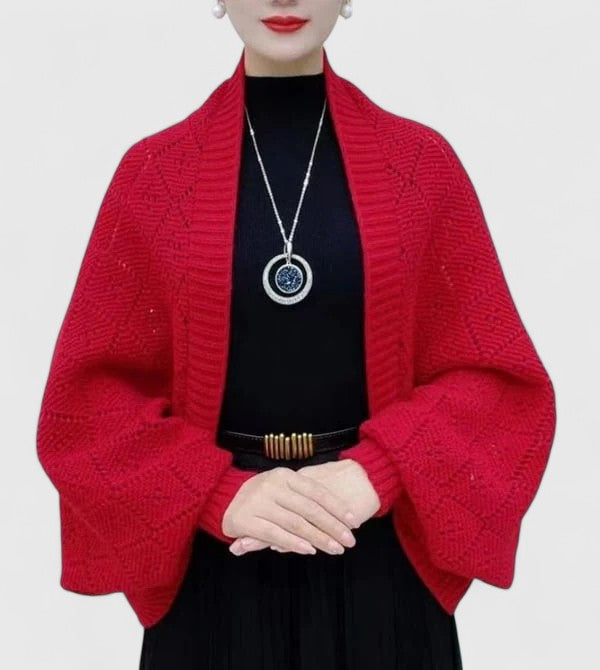 Women's Versatile Open-Front Draped Cardigan