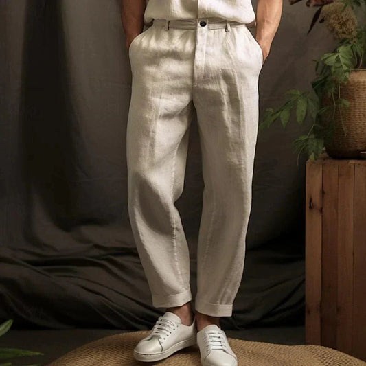 Remy - des pantalons en lin pour hommes pour des looks élégants