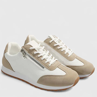 Women's Orthopaedic Wedge Lace-Up Trainers with Stability Sole