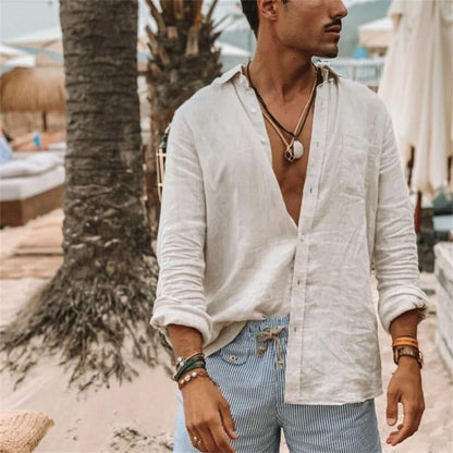 Harlo - Chemise élégante en lin pour homme