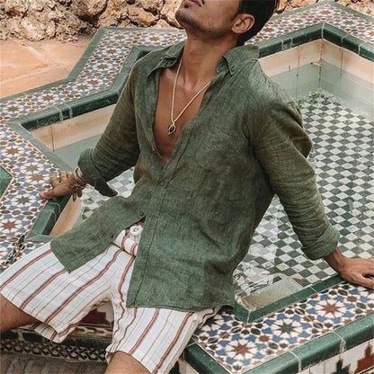 Harlo - Chemise élégante en lin pour homme