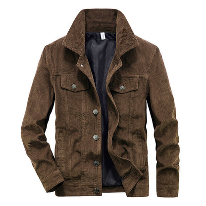 Domenik - Veste en velours côtelé fin pour homme