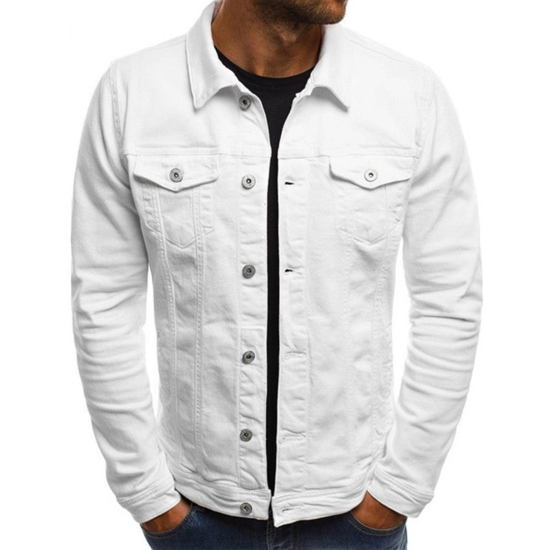 Domin - Veste en jean colorée pour homme