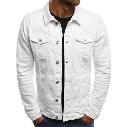 Domin - Veste en jean colorée pour homme