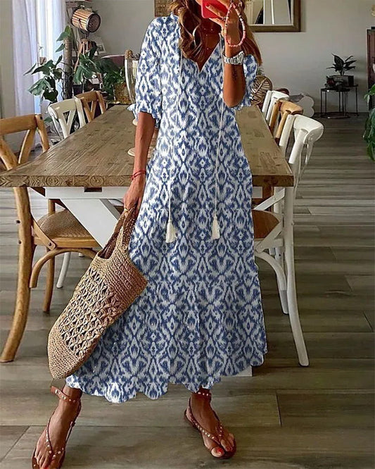 Colette - Robe Bohème Fluide