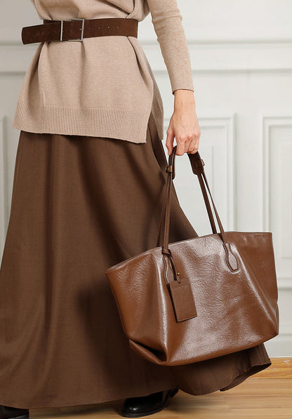 London Leather Tote Bag