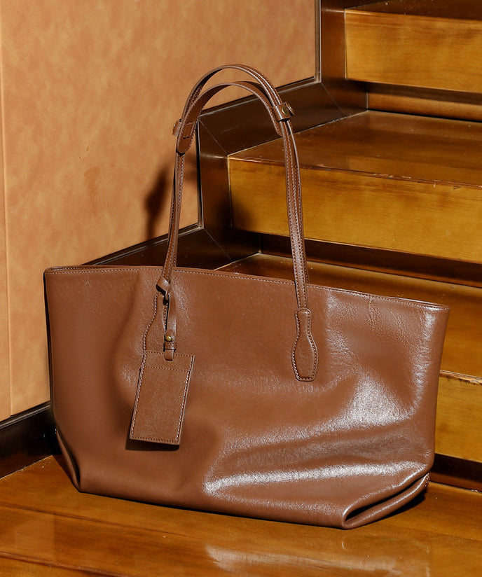 London Leather Tote Bag