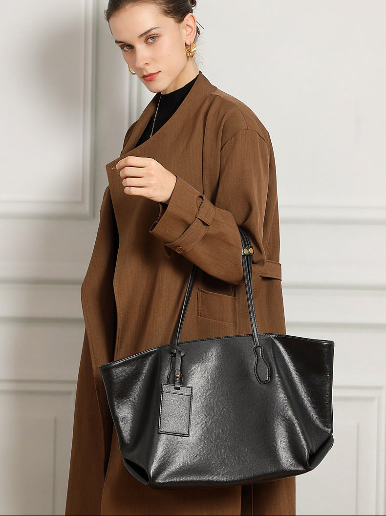 London Leather Tote Bag