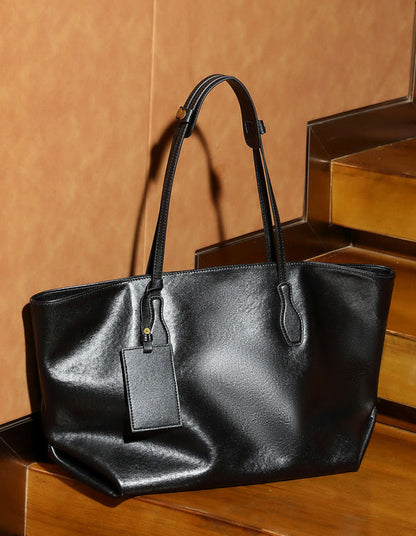 London Leather Tote Bag