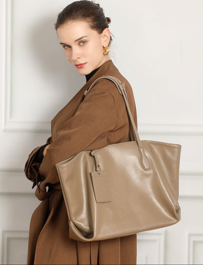 London Leather Tote Bag