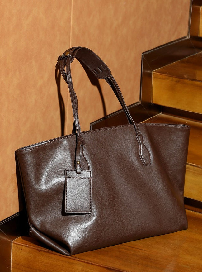 London Leather Tote Bag
