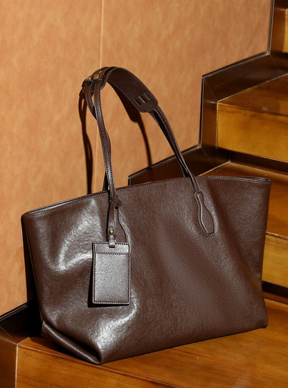 London Leather Tote Bag