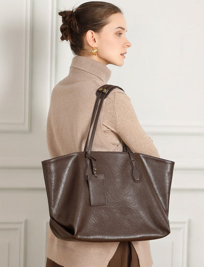London Leather Tote Bag