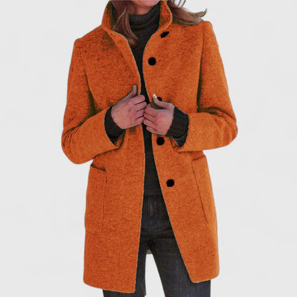 Women's Relaxed-Fit Mid-Length Coat