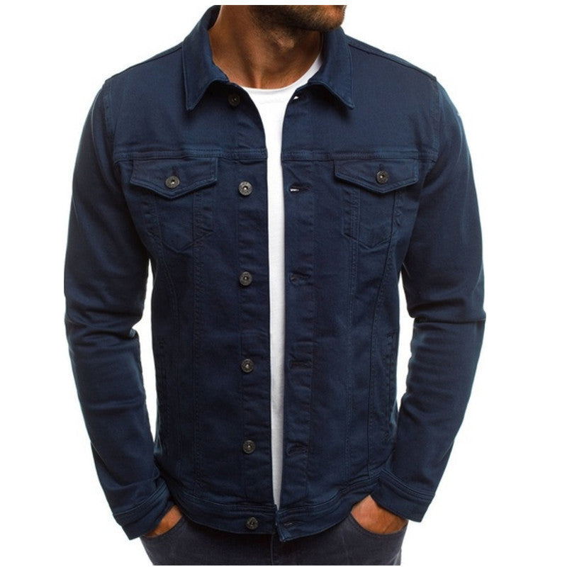 Domin - Veste en jean colorée pour homme