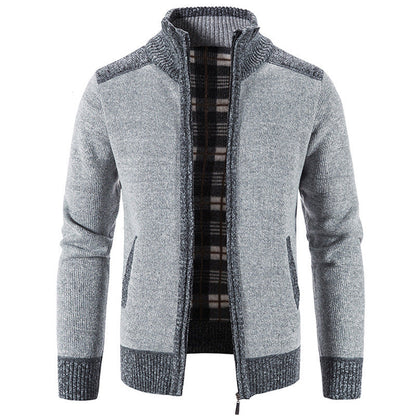 Bertrand - Veste pour homme avec col montant et fermeture éclair